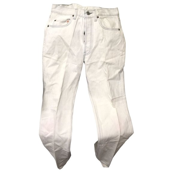 Vintage Men's Levi Strauss & Co 501-0657 Button Fly Jeans w Pockets W31/L34 Gray - Picture 2 of 6